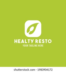 Restaurant flat style design symbol logo illustration vector graphic template