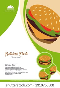 restaurant flyer design template