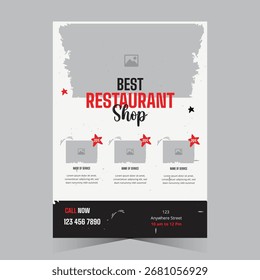 Restaurant Flyer professional and clean Design flyer