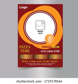 restaurant flyer template design or flyer design