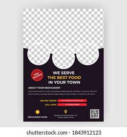 Restaurant Flyer Template | Flyer Vector Download