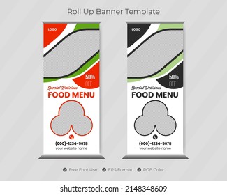 Modèle de bannière de restaurant ou de hamburger de nourriture et menu déroulant