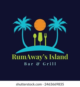 Restaurant food cafe bar pizza and ice cream logo