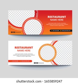 Restaurant & Food Cover Banner Design