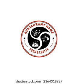 Restaurant food and drink logo design