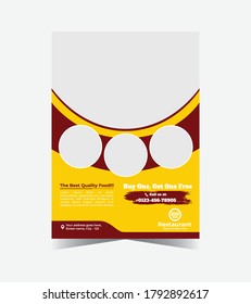 Restaurant Food Flyer Template Design