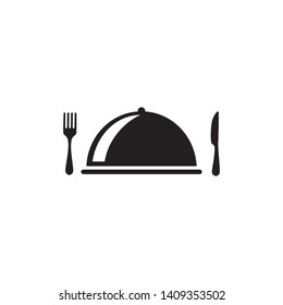 restaurant food fork logo template