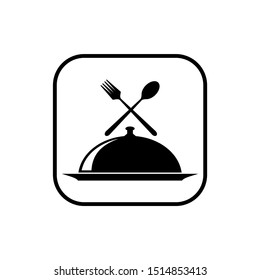 restaurant food icon concept logo vector design concept