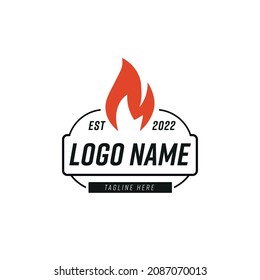Restaurant food and kitchen logo branding icon design vector 