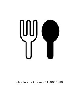 Restaurant, Food, Kitchen Solid Line Icon Vector Illustration Logo Template. Suitable For Many Purposes.
