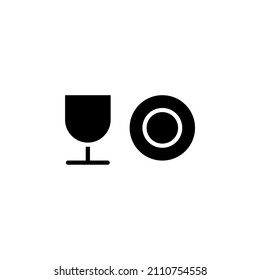 Restaurant, Food, Kitchen Solid Vector Icon Design Concept, Suitable For Any Purposes.