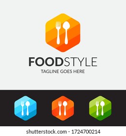 Restaurant and Food Logo. 
This is unique premium Logo, you can use for Restaurant,Coffee Shop, Chef Company,Food Business, Fine Cuisine