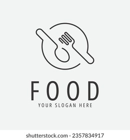 restaurant food logo vector illustration design