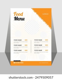 Restaurant Food menu Design  vector Eps