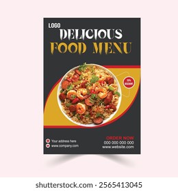 Restaurant Food menu Design vector Eps.