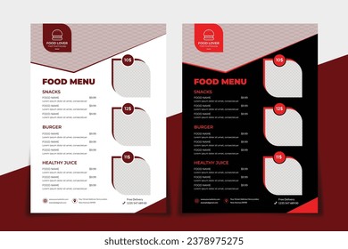 restaurant food menu flyer template.menu template,food menu,restro flyer.