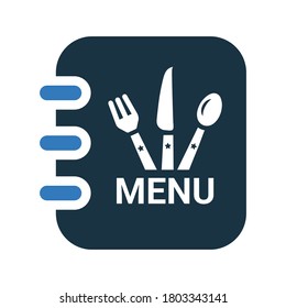 Restaurant, food menu icon. vector design is isolated on a white background