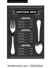 Stock Vektor Restaurant Food Menu Template Design Black Bez Autorskych Poplatku 232431826