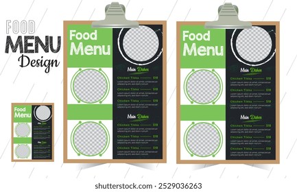 Restaurant Food Menu Vintage Design