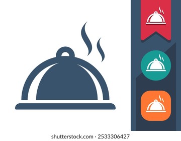 Restaurant, Food Platter Icon. Professional, pixel perfect icon. EPS 10 format.