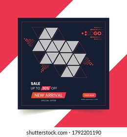 Restaurant Food Special Sale Offer Post Social Media Design Banner Ads Template