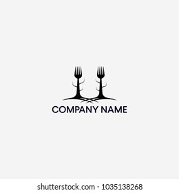 Restaurant forest logo design