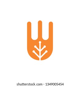 restaurant fork icon - version 2