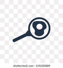 Restaurant Fried Egg vector icon isolated on transparent background, Restaurant Fried Egg transparency concept can be used web and mobile