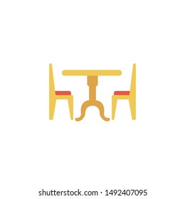 restaurant glyph flat vector icon