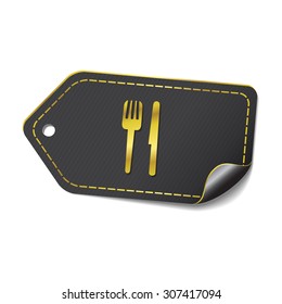 Restaurant golden Vector Icon Design