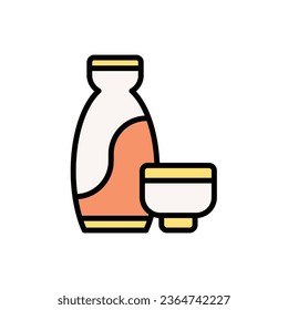 Restaurant Green Tea Icon Vector Illustration