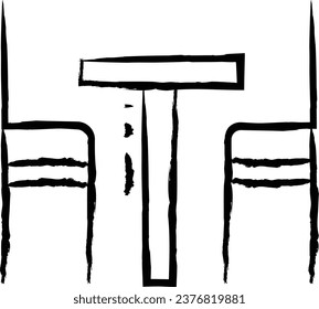 Restaurant hand drawn vector illustration