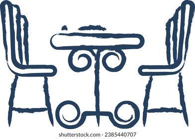 Restaurant hand drawn vector illustration
