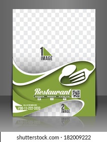 Restaurant & Hotel Front Flyer & Menu Card Template