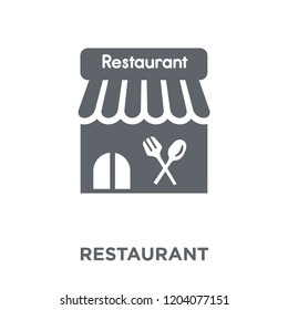 Restaurant icon. Restaurant design concept from Restaurant collection. Simple element vector illustration on white background.
