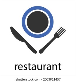 restaurant icon design vector graphics