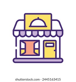 Restaurant icon design vector stock