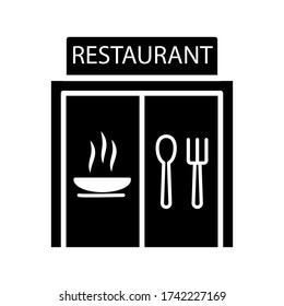 restaurant icon design,flat style trendy collection  