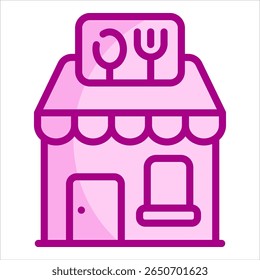 Restaurant Icon Element For Design