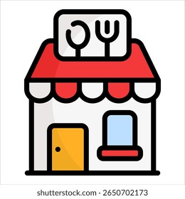Restaurant Icon Element For Design