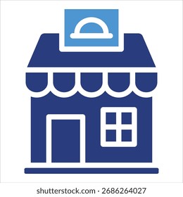 Restaurant Icon Element For Design