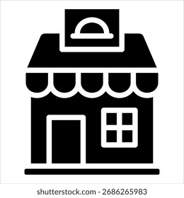 Elemento del icono del restaurante para el diseño
