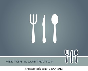 Restaurant icon. Eps-10.