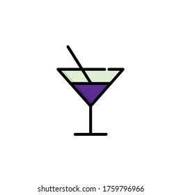 Restaurant icon in filled outline