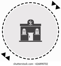 Restaurant icon Flat Design. Isolated Illustration.