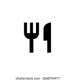 restaurant Icon. Flat style design isolated on white background. Vector illustration