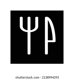 restaurant icon, food icon vector illustration.
