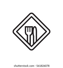 restaurant icon illustration isolated vector sign symbol