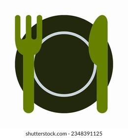 Restaurant icon isolated on white background. Cutlery symbol modern, simple, vector, icon for website design, mobile app, ui. Vector Illustration