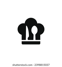 Icono de restaurante aislado en fondo blanco. icono Cuchara y cuchillo